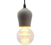 HAGTRB Industrial Single Head Concrete Cement Pendant Lights, V-intage American Village Style Chandeliers - Clothing Store Decorate Pendant Light Fixture,for Home Decor