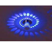 HAGTRB LED Wall Lights Modern Simple Spiral Wall Lamp Colorful Ceiling Led Indoor Lamp 3W AC110V 110V Compatible with KTV Bar Corridor Living Room, Chandeliers Modern