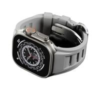 HAGTRB Luxury RM Rubber Band for Ultra 2 49mm 45mm 44mm 42mm Luxury Men Sport Watch Strap for Iwatch Series 8 7 6 5 4 Se 9 Mod