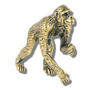 HAGTRB Retro brass solid orangutan statue office study interesting zodiac monkey crafts ornaments
