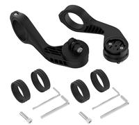 Hahace 2 Pack Out Front Mount GPS Bike Computer Mount/Bike Headlight Mount，Compatible with Garmin Edge/iGPSPORT/Blackbird/Magene/XOSS Full Range of Cycling Computers.