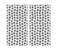 Hahafelt 2 Pack Car Seat Towel Covers with Storage Bag Seat Post Workout Sweat Washable Cover Non Slip for Car Towel for Dog Pet Workout Outdoor Sport Activities (Dog Footprints)