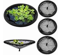 Hahafelt 3 Pack Floating Plant Barrier Floating Island Plant Protector, Flora Fish Barrier for Garden Water Features Pond Protection (32 Inches)
