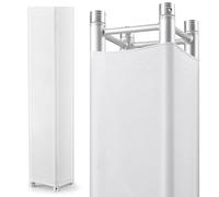 Hahafelt 4 Pcs White Truss Cover Fits 8.2 ft x 12 in Box Truss Scrim Sock Elastic Fabric Seamless Integration Easy Installation Pull over Sleeves for Wedding, Performance, Concert Decorations