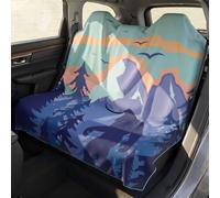 Hahafelt Back Seat Cover with Storage Bag, Moisture Wicking Rear Bench Towel Backseat Cover Nonslip Rear Seat Protector for Cars SUV Van Truck, Post Gym Workout Surfing Running Hiking Beach (Bigfoot)