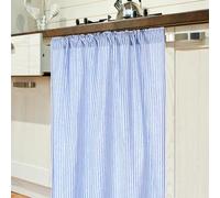 Hahafelt Cabinet Dishwasher Hidden Curtains with Telescopic Rod and Rod Clamp Dishwasher Desk 35 x 39 Inches Curtain for Kitchen Under Sink Washing Machine (Blue)