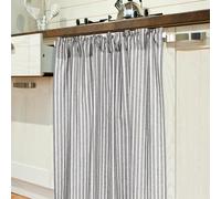 Hahafelt Cabinet Dishwasher Hidden Curtains with Telescopic Rod and Rod Clamp Dishwasher Desk 35 x 39 Inches Curtain for Kitchen Under Sink Washing Machine(Black)