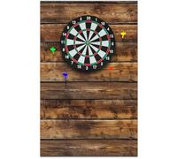 Hahafelt Wood Grain Dart Board Wall Protectors Felt Square Dart Board Backing Tiles Dartboard Backboard Cork Backboard Alternative (Grain,36 x 24 x 0.5 Inch)