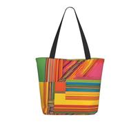 HAHAFU African National Patterns Women'S Large Shopping Tote Bag, Lightweight Durable Polyester Tote With All-Over Print,Foam Padded For Protection