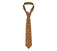 HAHAFU African Weaving Men Ties Classic Silk Men'S Neckties,Formal Printed Neckties For Party Work Business Wedding