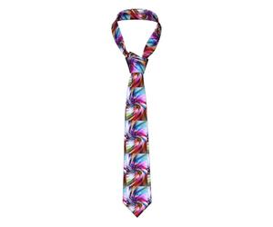 HAHAFU Colorful Tie Dye Men Ties Classic Silk Men'S Neckties,Formal Printed Neckties For Party Work Business Wedding