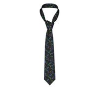 HAHAFU Dragonfly Classic Men'S Neckties,Silk Men Ties,Formal Printed Neckties For Party Work Business Wedding