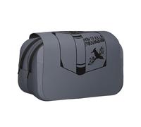 HAHAFU Funny Cat Reading Flip-Top Double-Layer Pencil Case,Large Capacity (Holds 50 Pens/Pencis),Full-Print Durable Polyester School Office Supplies