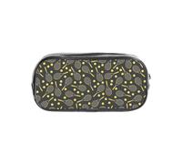 HAHAFU Funny Tennis Racquets and Tennis Balls Clear PVC Pencil Case,Transparent Makeup Bag for School,Office,Travel Gym Accessories Organizer (Full Print Front Panel)