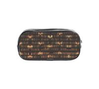 HAHAFU Library Bookshelf Book Clear PVC Pencil Case,Transparent Makeup Bag for School,Office,Travel Gym Accessories Organizer (Full Print Front Panel)