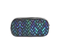 HAHAFU Magical Pattern Clear Pencil Case with Full Print On Front Panel,Transparent PVC Pouch, Lightweight Wear-Resistant, Zipper Closure for School, Office, Travel
