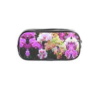 HAHAFU Orchids Clear PVC Pencil Case,Transparent Makeup Bag for School,Office,Travel Gym Accessories Organizer (Full Print Front Panel)