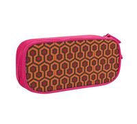 HAHAFU Shining Overlook Double Layer Large Capacity Pencil Case, Full Print Oxford-Cloth Pencil Pouch with Multiple Compartments,Customizable Smooth Zipper Stationery Bag