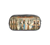 HAHAFU Women in Ancient Egypt Clear Pencil Case with Full Print On Front Panel,Transparent PVC Pouch, Lightweight Wear-Resistant, Zipper Closure for School, Office, Travel