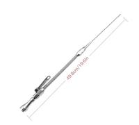 HAHAHA-8445 Compatible with Ford FE Big Block Stainless Flexible Dipstick (Silver)