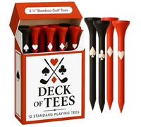HahaHome Funny Golf Tees | Golf Accessories for Men - Deck of Tees 10 Pack | Top Golf Gifts for Men & Unique Golf Gifts for Golfers | Premium Golf Stuff & Golf Bag Accessories | Wooden Bamboo Tees