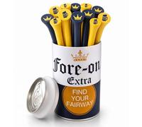 HahaHome Funny Golf Tees | Golf Accessories for Men - Fore-ona 10 Pack | Top Golf Gifts for Men & Unique Golf Gifts for Golfers | Premium Golf Stuff & Golf Bag Accessories | Wooden Bamboo Tees