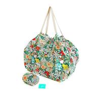 HaHaLemon Reusable Foldable eco-friendly shopping bag， Portable shoulder bag for business trips,Large Durable Heavy Duty, Gerbera Jamesonii Bolus