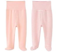HahaNice Baby Trousers with Feet Clothes 6-12 Months Pink