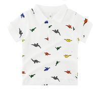 HahaNice Boys' Polos School Shirts Boys T Shirts Dinosaurs White 2Y