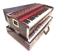 HAHAPA Musicals Wooden Portable Folding 3.5 Octave 9 Stopper Harmonium with Coupler/Indian Harmonium/Professional Harmonium/Handmade Harmonium/Portable Harmonium