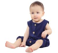 HAHASHOW Baby Clothes Sleeveless Baby Bodysuits Summer 0-24 Months | Breathable baby vests, Button closure, Machine washable, Soft and Comfortable, Easy on & off, Size up for a better fit