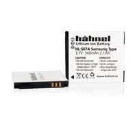 Hahnel HL-S07A 560mAh Rechargeable Camera Battery Replaces Samsung Type SLB-S07A