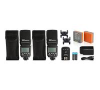 Hahnel Modus 600RT MK II Twin Speedlight Flashgun Pro Kit 2.4GHz HSS TTL Nikon