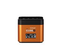 Hahnel ProCube 2 Compatible with Sony DSLR - Dual Twin Battery Charger for NP-BX1, NP-FW50 and NP-FZ100 - Built-in USB Charging Ports & AA Slots - Smart LCD with Top Up Charge - 12V Car Lead Included