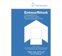 Hahnemühle 10622501 Tracing Paper Pads, Sketch Paper Pads, Transparent Pad A4 90