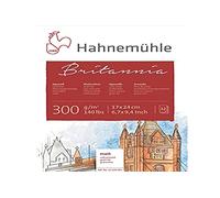 Hahnemühle FineArt Watercolour Block Britannia 10628983 300gsm 12 sheets 17 x 24 cm