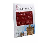 Hahnemühle - 4-Sided glued pad - Britannia - 30x40 cm - 300 g/m² - 12 Sheets - fine Grain