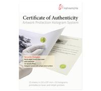 Hahnemühle Certificate of Authenticity A4 Box 25 sheets | ✅ 5 years warranty