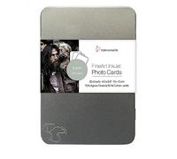 Hahnemühle Inkjet Photo Cards, Mini Photo Postcards, Agave, Matt, White, 30 Sheets, 10 x 15 cm