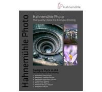 HAHNEMUEHLE Photo Sample Pack A4 Glossy & Matte Photo Paper 200-310 gsm - 7 Qualities incl. Satin, Luster, Pearl & Silk Baryta - 14 Sheets