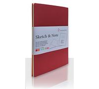 Hahnemühle, Sketch and Note, booklet, red bundle, 125 g/m², A6, 20 sheets per booklet
