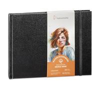 Hahnemühle Watercolour Book Deckle Edge Watercolour Book with Ripped Edges 100% Cotton 250gsm Matt 30 Sheets/60 Pages (Approx. 15.3 x 10.3 cm/Landscape Size)