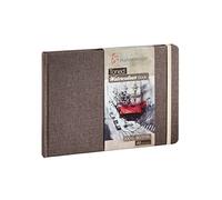 Hahnemuhle 10625181 Toned Watercolour Book, A5 Size, Beige, Pack of 5
