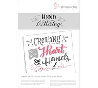 Hahnemuhle 10628991 Hand Lettering Pad, A4 Size, 25 Sheets, Pack of 5
