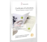 HAHNEMUEHLE CERTIFICATEOFAUTHENTICITY-A4 25S 150
