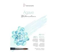 Hahnemuhle Agave Fibre 290gsm Watercolour Block - A3, 12 Sheets, NOT Surface