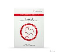 Hahnemuhle Anniversary Watercolour Paper Block Natural White 30x40cm 15 Sheets