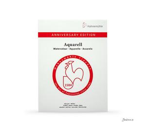 Hahnemuhle Anniversary Watercolour Paper Block Natural White 30x40cm 15 Sheets