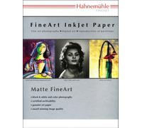 Hahnemuhle Matte Museum Etching, 100% Rag, Natural White Watercolor Inkjet Paper, 22.0 mil, 350 g/mA, 8.5x11", 20 Sheets