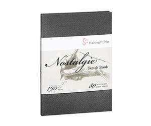 Hahnemuhle Nostalgie Sketch Book Portrait A5 (8.3x5.8 inches) 190gsm 40 sheets/80 Pages